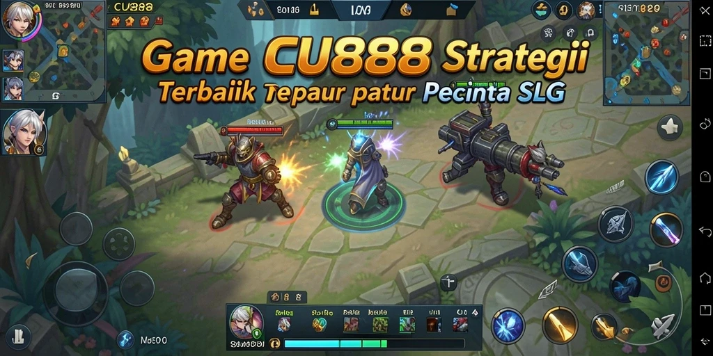 Tampilan menarik dari gameplay SLG di CU888.