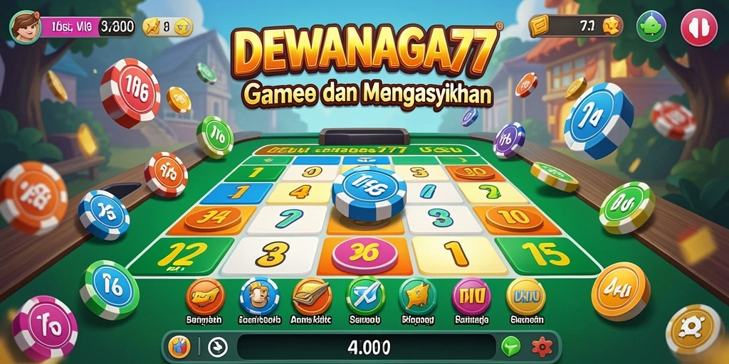 Tampilan gameplay DEWANAGA77 yang menarik dan seru.