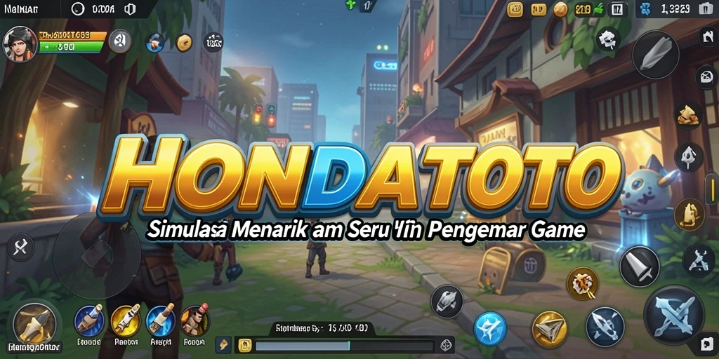 Screenshot gameplay HONDATOTO yang mendalam dan interaktif.