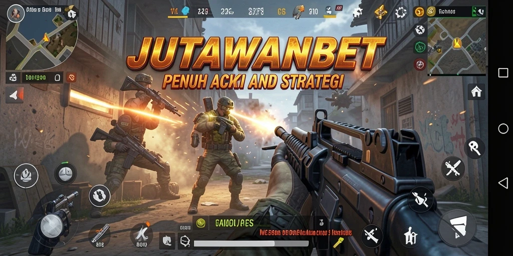 Tampilan aksi seru dalam gameplay JUTAWANBET yang mendebarkan.