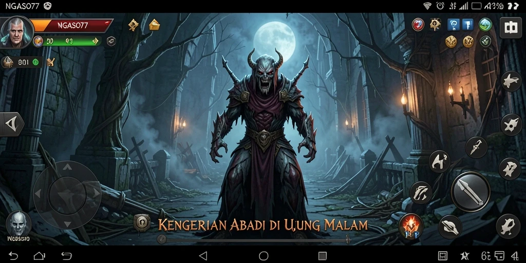 Gameplay intens dan mendebarkan dari NGASO77.