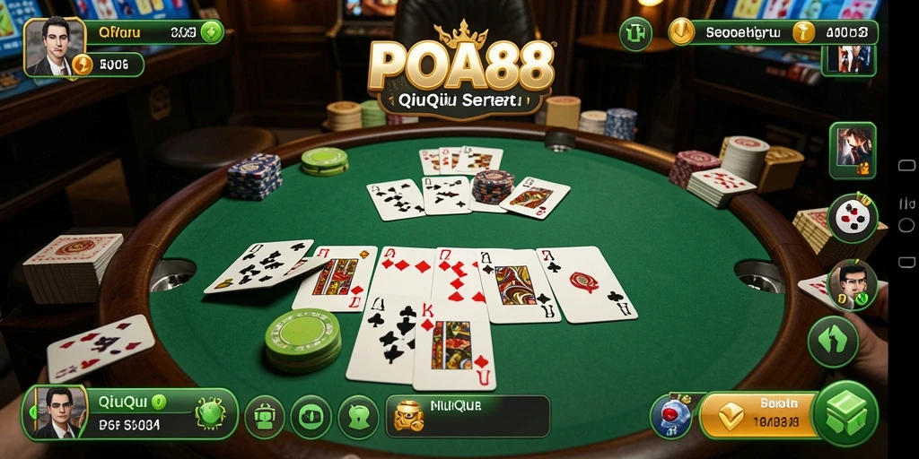 Tampilan gameplay seru di POA88 QiuQiu.