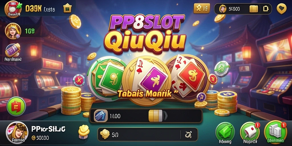 Tampilan gameplay QiuQiu yang menarik dan interaktif.