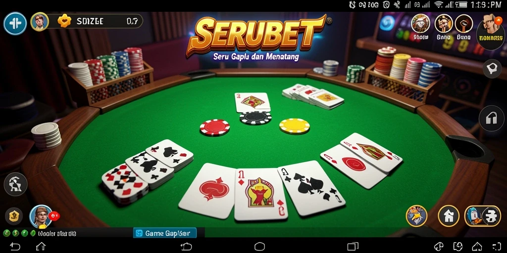 Tampilan gameplay SERUBET yang seru dan menarik