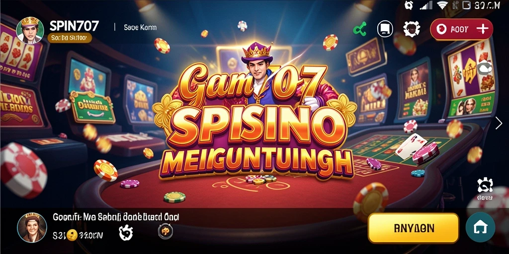 Tampilan gameplay yang seru dan mengasyikkan dari SPIN707.