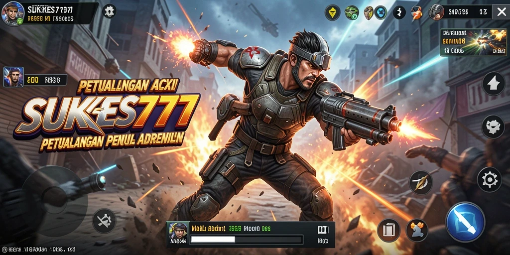 Tampilan gameplay seru di SUKSES777 dengan aksi yang mendebarkan.